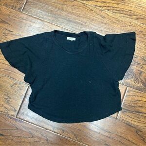 Madewell Texture & Thread Flutter-Sleeve Top‎